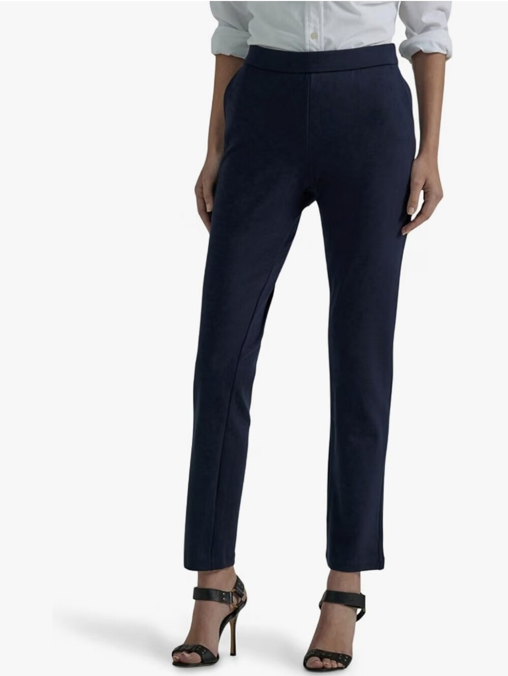 Lee Womens Ultra Lux Comfort Any Wear Slim Ankle Pant